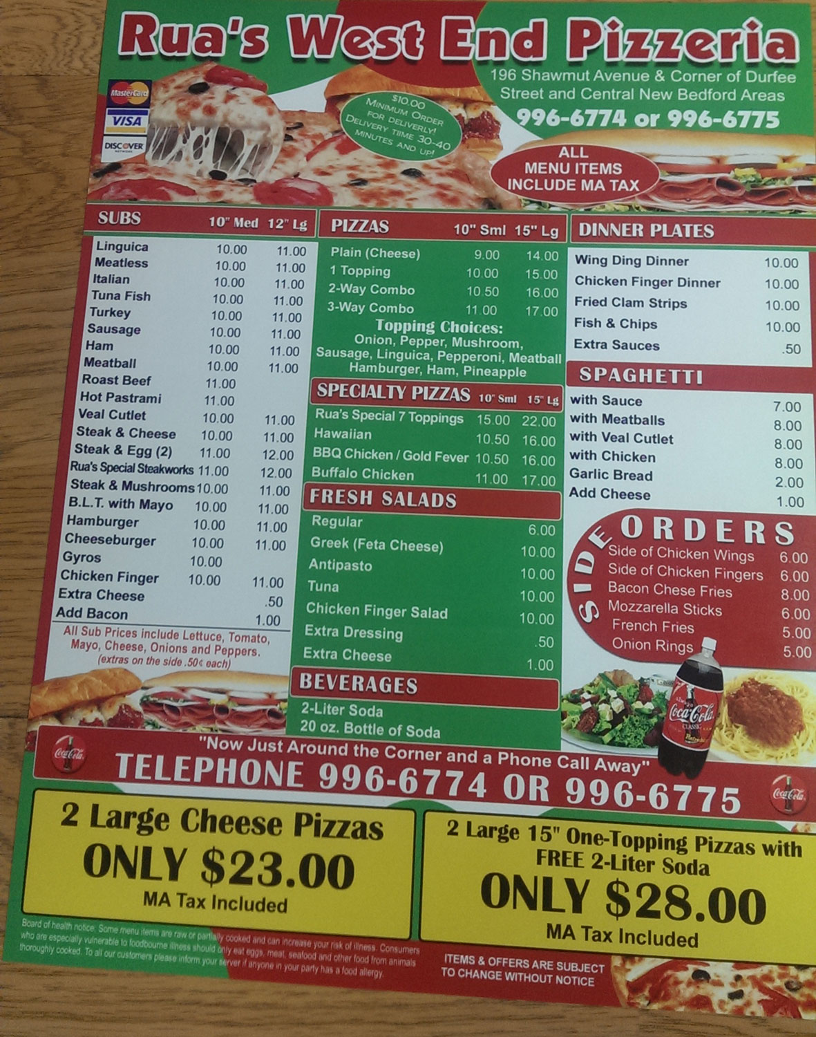 Italian Restaurant in New Bedford, MA Italian Pizzeria